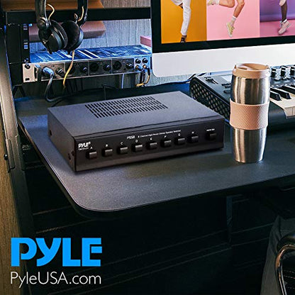 Pyle 8 Channel Speaker Selector Switch - A/B/C/D/E/F/G/H