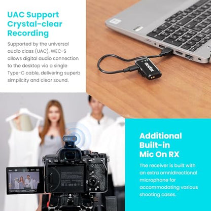 GODOX WEC-S Kit2 Wireless Microphone System for Sony Camera