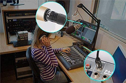 J&D XLR to 1/4inch (6.35mm) TRS Stereo Cable, 2 XLR Female to 6.35mm 1/4 inch TRS Male Unbalanced Interconnect Stereo Audio Cable for Speaker Mic Guitar Mixer AMP, 6 Feet