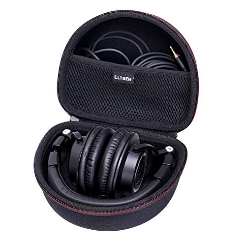 Headphone Case for Audio-Technica ATH-M30X / ATH-M50X / ATH-M40X / ATH-M50xBT2 / ATH-M50xBT2DS Headphones, Black | Hard Carrying Travel Case for Audio-Technica Headphone - color: 2.Black