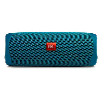 JBL FLIP 5 - Waterproof Portable Bluetooth Speaker Made From 100% Recycled Plastic - Blue | Made from 90 recycled plastic, Sounds better than ever, Bring the party anywhere, Make a splash with IPX7 waterproof design - color: Eco Blue