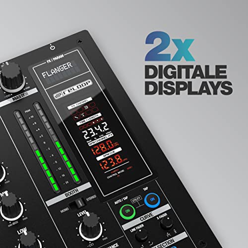 Reloop RMX-95 DJ Club Mixer with FX and Dual USB Audio Interface