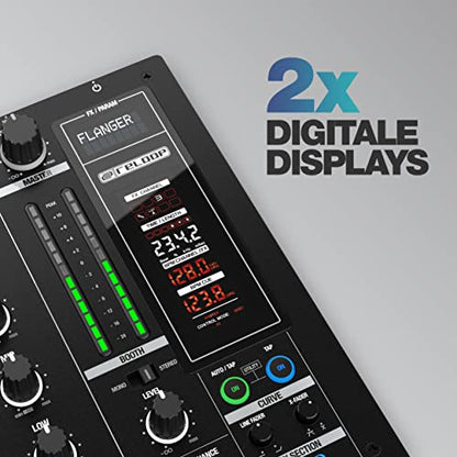 Reloop RMX-95 DJ Club Mixer with FX and Dual USB Audio Interface