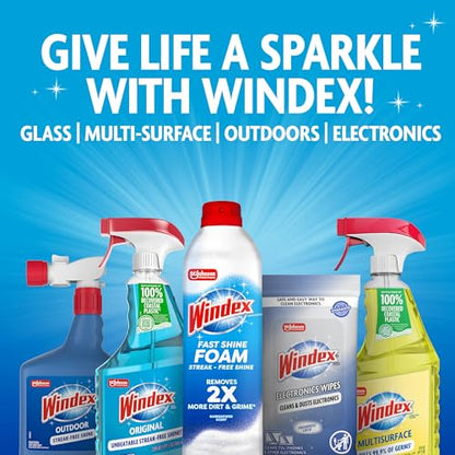 Windex Electronics Screen Wipes for Computers, Phones, Televisions and More, 25 Count - Pack of 3 (75 Total Wipes) - size: 25 Count (Pack of 3)