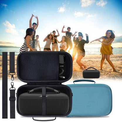 Lebakort Hard Case Compatible with Bose SoundLink Max Portable Speaker, Stone Blue Case - color: Stone Blue Case