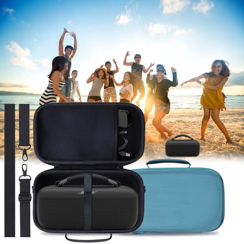Lebakort Hard Case Compatible with Bose SoundLink Max Portable Speaker, Black Case - color: Black Case