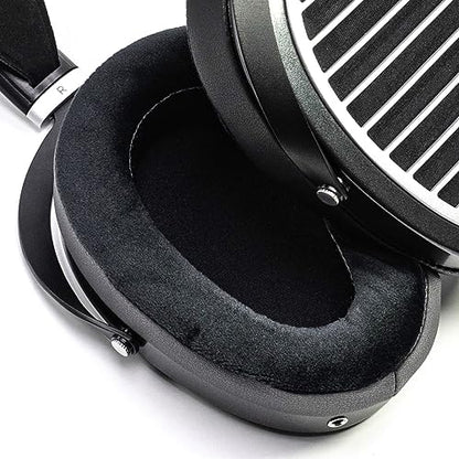 Memory Foam Cushion Ear Pads for Hifiman Arya Ananda Edition XS X HE1000se HE1000 V2 Jade II Headphone Replacement EarPads (Elite Velour Hybrid)