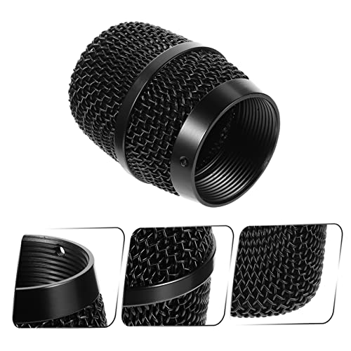 Microphone Metal Ball Head Replacement Part for Wireless Mics Pop Filter Sponge Mesh Cover