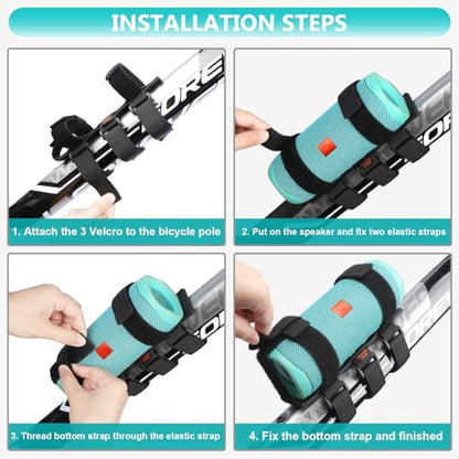 Portable Bike Speaker Mount for Bluetooth Wireless Speakers