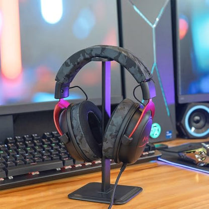 WC BandZ Cloud - Silicone Headband Cover for HyperX Cloud Series Headphones by Wicked Cushions | Enhanced Comfort, Style, & Sweat Protection | Exclusively for HyperX Cloud Series | Black Camo - color: Black Camo