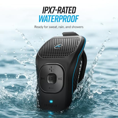 noxgear 39g Wearable Bluetooth Speaker, Mini Clip-On, 2 Pack, Green - color: Bright Green, size: 2 Pack