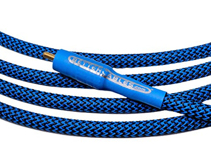 BETTERCABLES.COM Blue Truth Digital Coax Cable - 10 Feet - High-End, High-Performance, Silver/Copper Hybrid, Low-Capacitance, Premium Coaxial Cable (RCA Cable) - size: 10 Feet
