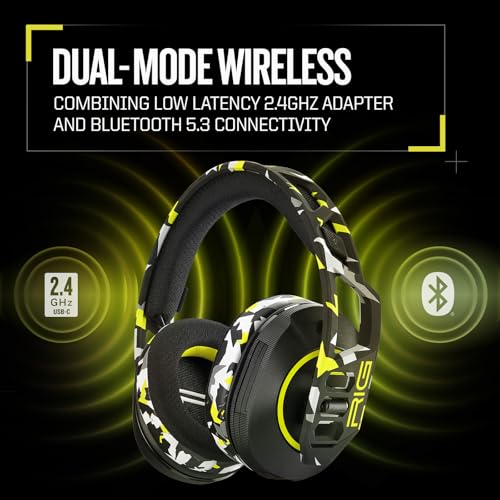 RIG 600 PRO HS Dual Wireless Multiplatform Gaming Headset, Wicked Cushions