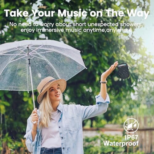 Bluetooth Speaker Wireless,IP67 Waterproof & Dustproof Portable Speaker with Lights,15W Loud Stereo Sound, 2500mAh Battery All Day Playtime, TWS Pairing, BT5.3, Home/Party/Outdoor/Beach (Blue Black) - color: Blue Black