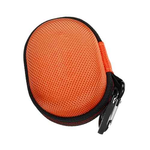 Hard Shell Waterproofing Earphone Case with Metal Carabiner, Crushproof Fabric Protections Compact Travel Design Shockproof Fabric Earbuds Storage Box - color: B