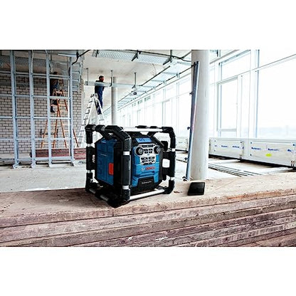 BOSCH GPB18V-5CN 18V Jobsite Radio with Bluetooth® 5.0 and Power Station