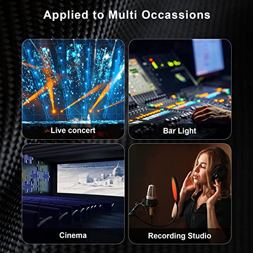 FIBBR XLR Cable 16ft-5M, Microphone Cable Nylon Braided XLR Male to Female Heavy Duty Balanced Microphone Cord Compatible with Preamps/Speaker Systems and More - size: 5m/16ft