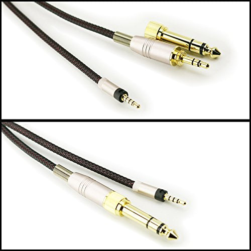 NewFantasia Replacement Audio Upgrade Cable for Sennheiser HD4.40, HD 4.40 BT, HD4.50, HD 4.50 BTNC, HD4.30i, HD4.30G Headphones 3meters/9.9feet - size: 3meters