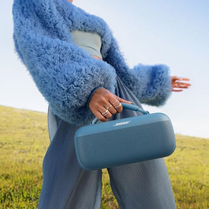 Bose SoundLink Max Bluetooth Speaker - Portable Wireless Party Speaker, IP67 Waterproof, Rope Handle, Up to 20 Hours of Playtime, USB-C, Built-in 3.5mm AUX Input, Blue Dusk - color: Blue Dusk