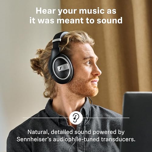 Sennheiser HD 599 SE Open-Back Wired Headphones,Comfortable Fit, Black | Premium Design, Balanced Audio, Comfortable Fit, Wired for Music - style: HD 599 SE