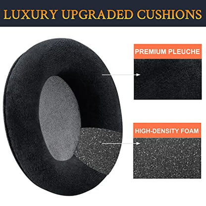 SOULWIT Earpads for AKG K701/K702/Q701/Q702/K601/K612/K712 - Black - color: Black
