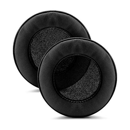 Brainwavz XL Large Replacement Memory Foam Earpads - Suitable for Many Other Large Over The Ear Headphones - Sennheiser, AKG, HifiMan, ATH, Philips, Fostex, Sony (Black Pleather) - color: Black Pleather