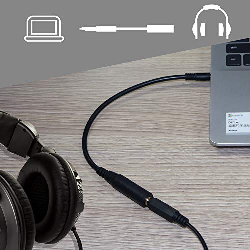 1/4" to 1/8" Adapter,6.35mm Stereo Jack to 3.5mm TRRS Male Audio Cable Connector Adapter for Amplifiers, Guitars, Pianos, Home Theater Equipment Etc.