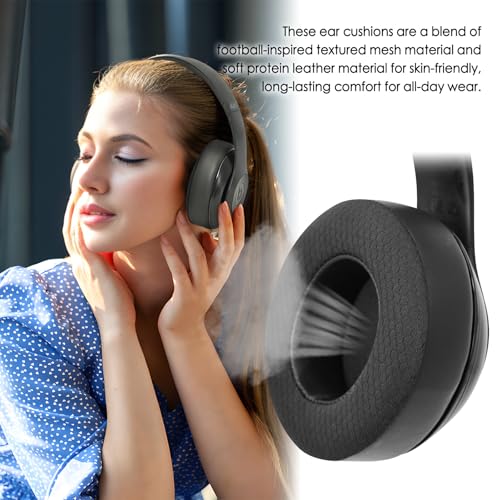 GEVO Earpads Replacement for Beats Studio 2/Studio 3 Wired & Wireless Headphones, Ear Pads Cushion for Beats Studio 2/Studio 3 with High-Density Noise Isolation Memory Foam (Mesh Black) - color: Mesh Black