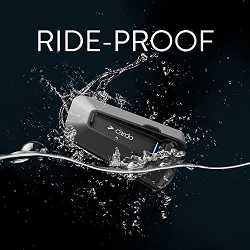 Cardo PACKTALK Edge Motorcycle Bluetooth Communication System Headset Intercom - Single Pack - size: Single Pack, style: Edge