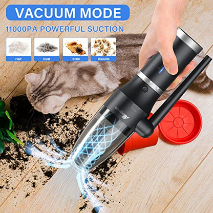 ATEngeus 3 in1 Compressed Air Duster & Vacuum, Air Blower, Vacuum Cleaner for pc - color: Tad053
