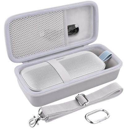 Case for Bose SoundLink Flex 2nd Gen/SoundLink Flex Bluetooth Speaker | Protective Storage Box, Portable Carrying Box, Smooth Zipper, Zippered Closure, Travel-ready, Fog Grey Case - color: Fog Grey Case