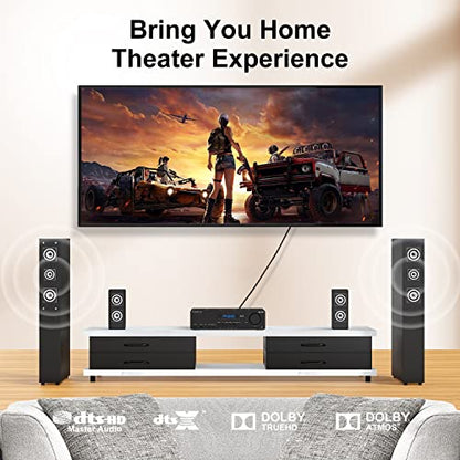 EMK 24K Gold-Plated Optical Audio Cable [5ft/1.5M] - Digital Toslink SPDIF Cable Compatible with Soundbar to TV, Home Theater - High-Speed Fiber Optic Cable (Silver) - color: Silver1, size: 5 Feet/1.5M, style: 24K Gold-Plated Optical