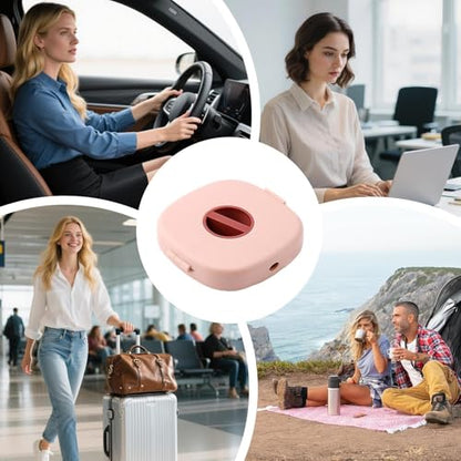 Charging Cable Winder Portable Retractable - color: Pink