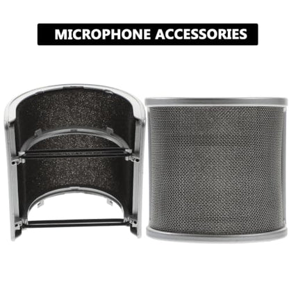 Mic Pop Filter Windscreen for Condenser Microphones 45-63mm