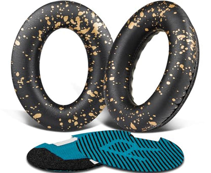 SoloWIT Earpads for Bose Headphones - Black Gold - color: Black Gold