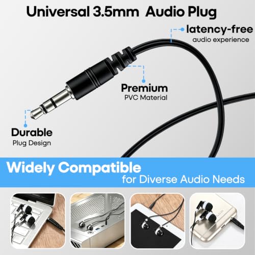 60 Pack Bulk Earbuds Headphones for School Classroom, Wholesale Wired Class Set in-Ear Headphones with 3.5mm Jack for Kids Students Toddler Teens - Individually Bagged (HY01,60 Black)