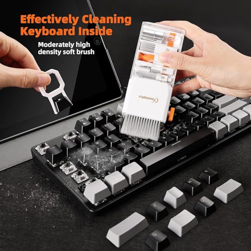 Keyboard Cleaner & Laptop Cleaning Kit for Computer Screen, White - color: White