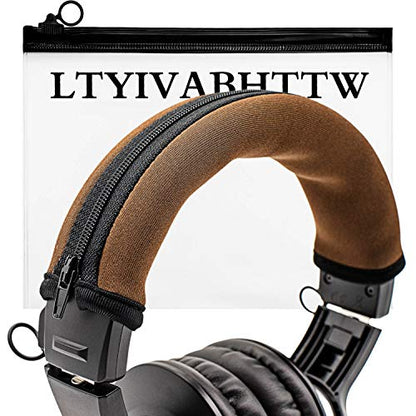 Replacement Headband Cover Compatible ATH M50X M50 M40X M40 M30X M20X Headphones (Brown) - color: Brown