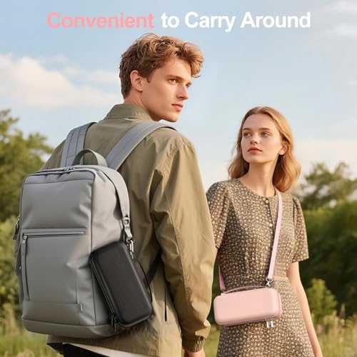 ProCase Hard Case for Bose SoundLink Flex 2nd/1st Gen Speaker - Pink | Hard Travel Storage Case with Mesh Pocket, Shoulder Strap and Carabiner for Bose SoundLink Flex 2nd/1st Gen Speaker - color: Pink