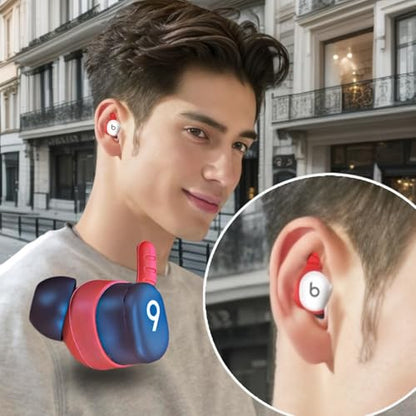 5 Pairs Silicone Ear Hook for Beats Solo Buds, Replacement Anti-Slip Tips | Soft Anti-Fall Ear Cover, Secure Fit, Wireless Earbuds Replacement Accessory for Beats Solo Buds