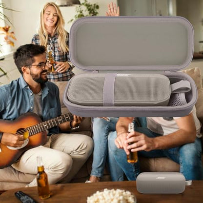 Aenllosi Hard Case for Bose SoundLink Flex 2nd Gen/Bose Speaker, Sandstone | EVA Hard Shell, Drop Resistant Protection, Water Resistant Protection, Dust Proof Protection, Protective Case Only - color: Sandstone, style: Hard Case for Bose SoundLink Flex 2n