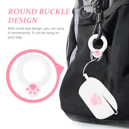 STOBOK Headphone Case Cover Silicone Earphone Protector Compatible Wave Non- Grip Soft Flexible Design for Earbuds Charging Case