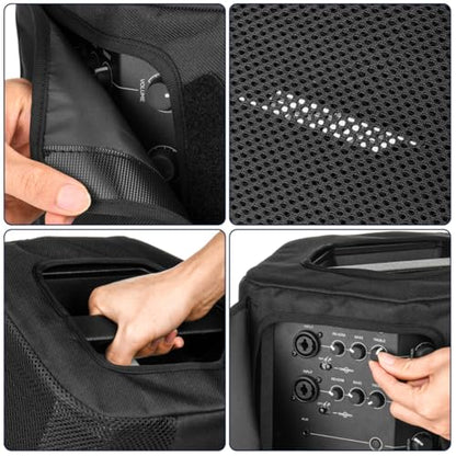 Facmogu Speaker Cover for Bose S1 Pro, Mesh Sleeve Bag for Bose Speakers | Playable While Covered | Portable Dustproof Cover with Side Opening Mesh | Durable Nylon Protect while Carrying Transporting