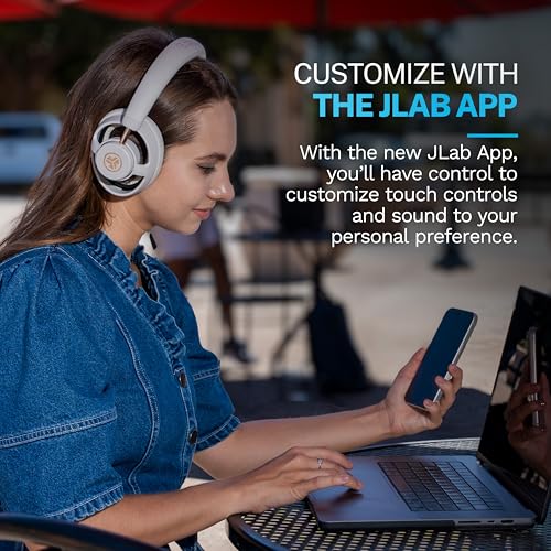 JLab JBuds Open Wireless Headphones – Open-Ear, Comfortable All-Day Fit, 24+ Hour Playtime, Immersive Sound, Bluetooth Headphones with App Control, White - color: White