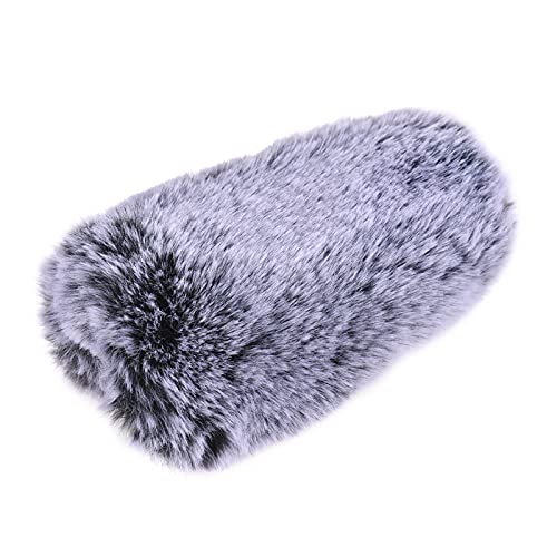 Andoer Outdoor Microphone Windscreen Fur Noise Reduction Mic Wind Muff Replacement for RODE VideoMic Pro/RODE VideoMic Pro-R/BOYA BY-BM3030/ BOYA BY-BM3031/ BOYA BY-BM3032