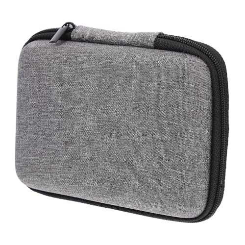 TEHAUX Portable Microphone Storage Bag and Charger Cable Organizer, Waterproof Electronic Product Pouch, Compact 13.8×9.8×3.8cm Case for Outdoor Travel and Audio Accessories