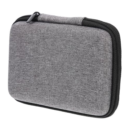 TEHAUX Portable Microphone Storage Bag and Charger Cable Organizer, Waterproof Electronic Product Pouch, Compact 13.8×9.8×3.8cm Case for Outdoor Travel and Audio Accessories