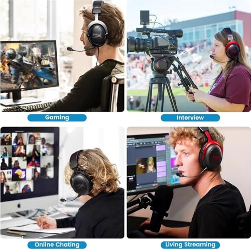 Cloud 3 Mic Boom, Replacement Microphone 3.5mm Detachable Noise Cancelling with Mute LED Indicator Repair Parts for Kingston HyperX Cloud III/Cloud 3 Gaming Headset