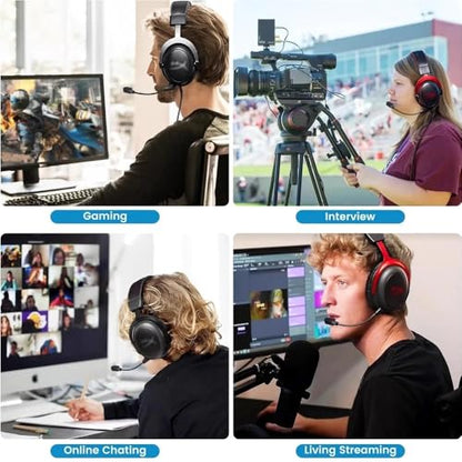 Cloud 3 Mic Boom, Replacement Microphone 3.5mm Detachable Noise Cancelling with Mute LED Indicator Repair Parts for Kingston HyperX Cloud III/Cloud 3 Gaming Headset
