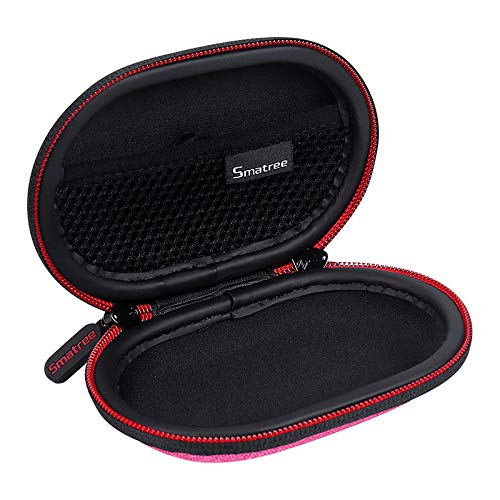 Smatree Headphone Hard Case Compatible with BeatsX, Beats Flex | Compatible with Powerbeats2,Powerbeats3 Earphones,Sports Headphones (Pink) - color: pink